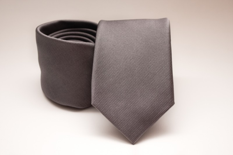 Prémium selyem nyakkendő - Szürke Selyem nyakkendők