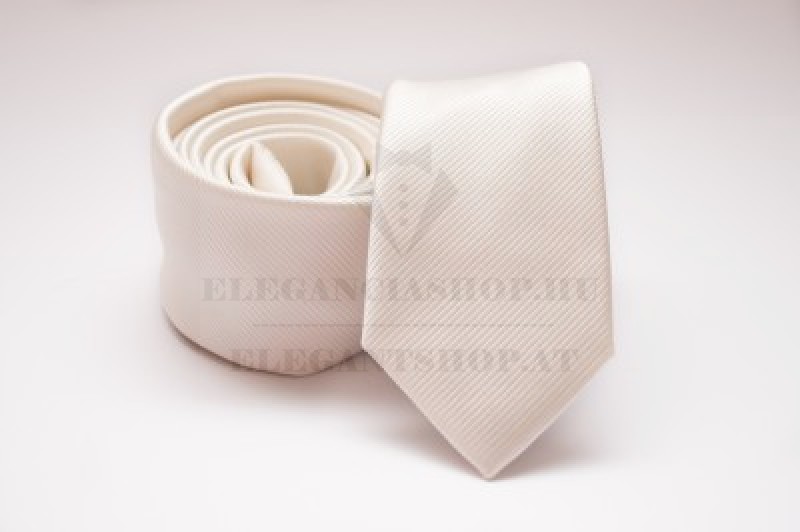    Prémium slim nyakkendő - Ecru