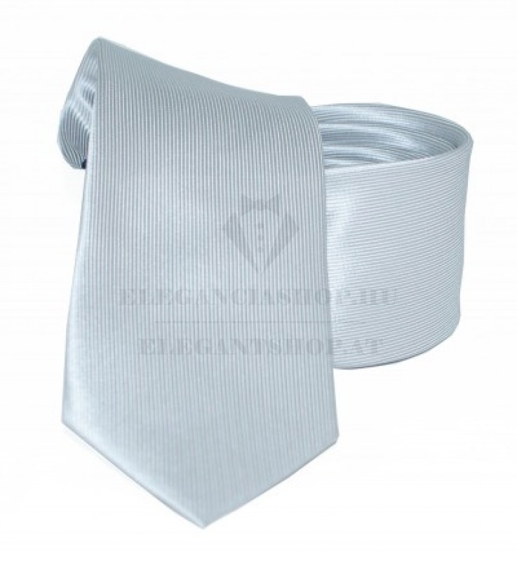 Goldenland slim nyakkendő - Ezüst Egyszínű nyakkendő