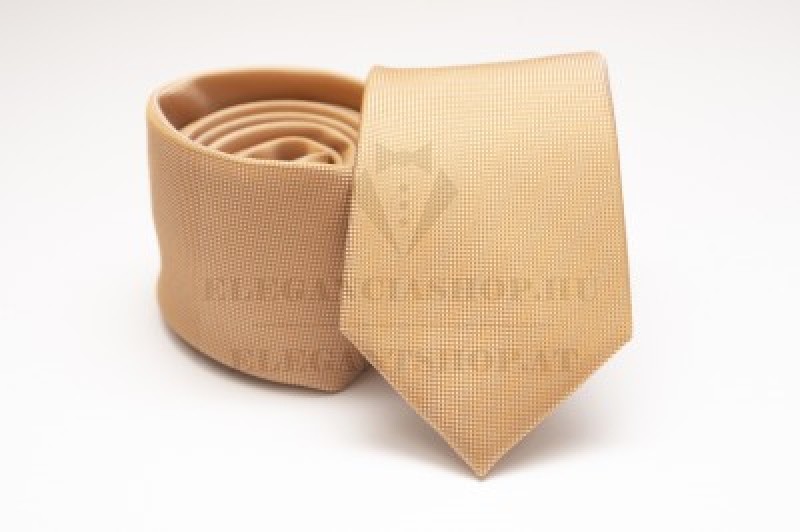 Prémium selyem nyakkendő - Halványbarack Selyem nyakkendők