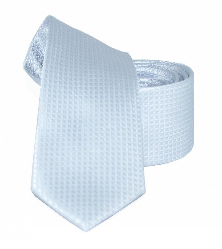 Goldenland slim nyakkendő - Ezüst mintás Aprómintás nyakkendő