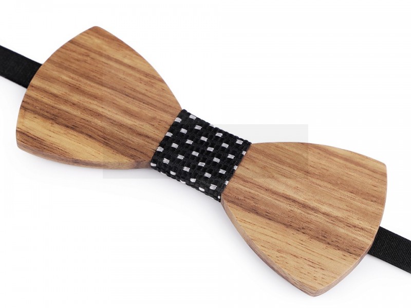 Fa csokornyakkendő - Fa-fekete