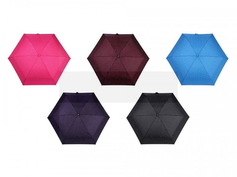 Összecsukható mini esernyő pöttyökkel