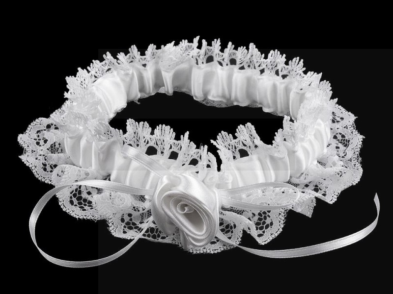 Lakodalmi harisnyakötő csipkés Ékszer, hajdísz