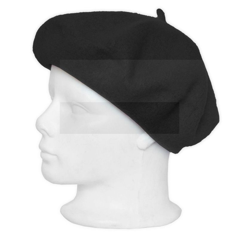   Női svájci sapka - Fekete