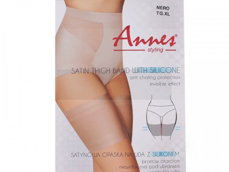 Combvédő csipke - Fekete Női zokni, harisnya, pizsama