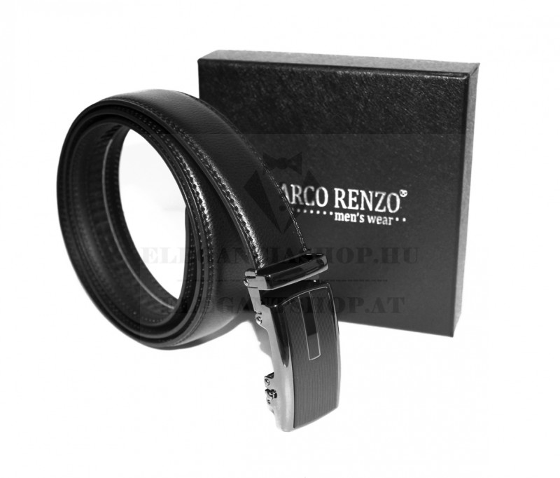Marco Sergioni férfi bőr öv - Fekete Marco Sergioni férfi bőr öv - Fekete