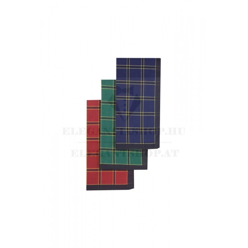        Exklúziv zsebkendő szett - 3 db/csomag Pamut zsebkendő