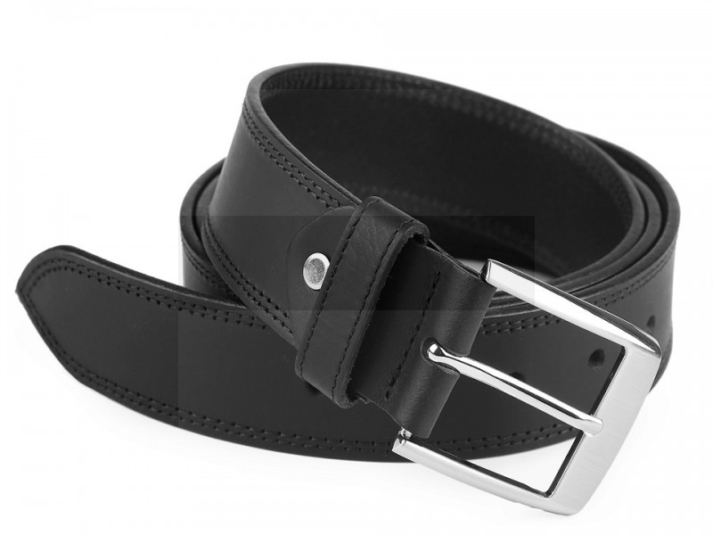 Férfi bőr öv - Fekete Férfi bőr öv - Fekete