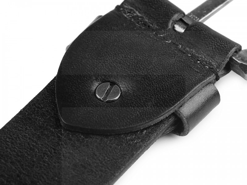 Férfi bőr öv - Fekete Férfi bőr öv - Fekete