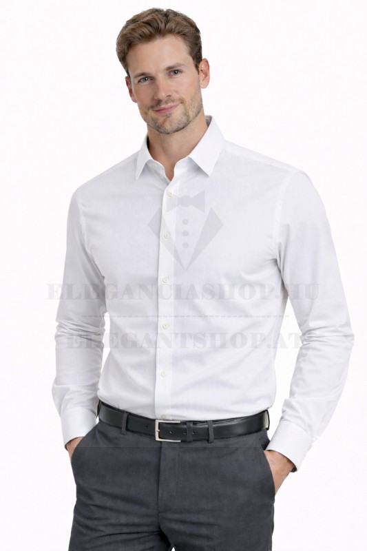 Newsmen h.u slim ing - Fehér Hosszúujjú ing Newsmen h.u slim ing - Fehér Hosszúujjú ing