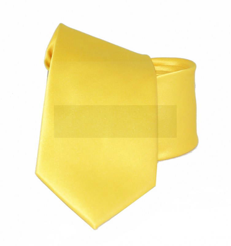    Newsmen gyerek nyakkendő - Sárga szatén Gyerek nyakkendők