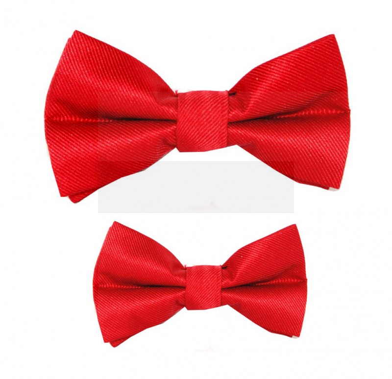     Apa-fia csokornyakkendő szett - Piros