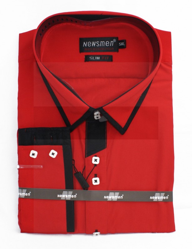       NM extra slim h.u ing - Piros-fekete Extra méret