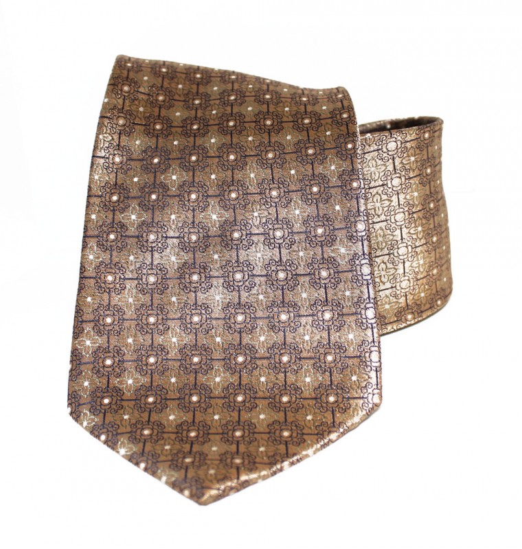                       NM classic nyakkendő - Bronzbarna mintás