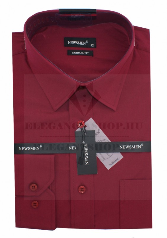                        Newsmen elasztikus h.u slim ing - Bordó