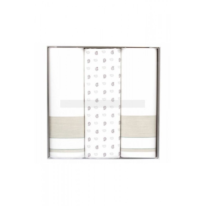 Manager 3 db-os zsebkendő csomag - Fehér Pamut zsebkendő Manager 3 db-os zsebkendő csomag - Fehér Pamut zsebkendő