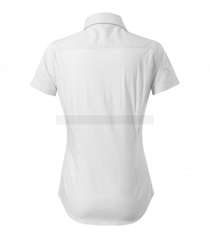   Női strech puplin ing rövidujjú - Fehér Női ing,póló,pulóver