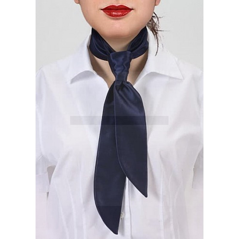 Zsorzsett női nyakkendő - Sötétkék