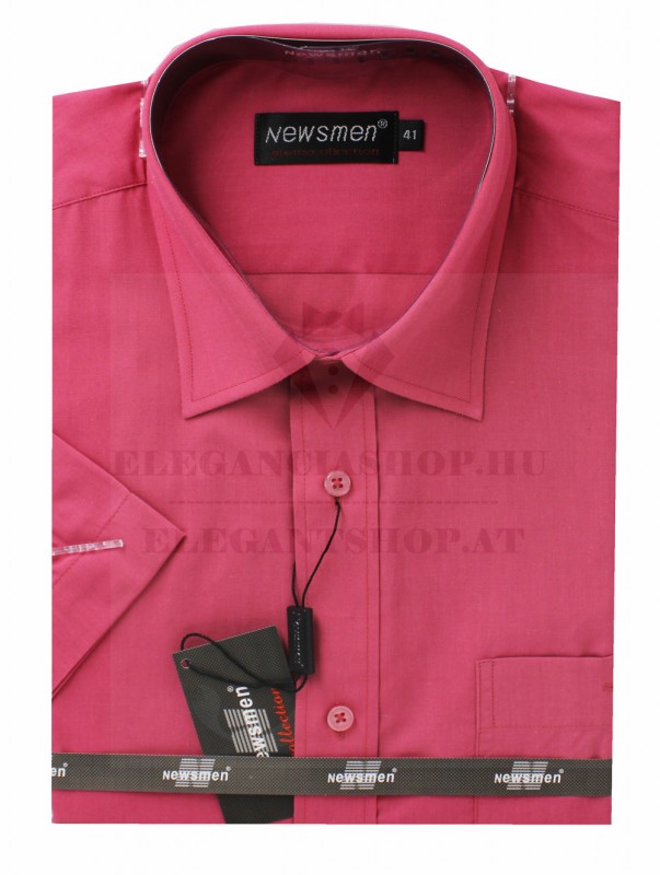             Newsmen r.u normál fit ing - Pinklazac Egyszínű ing