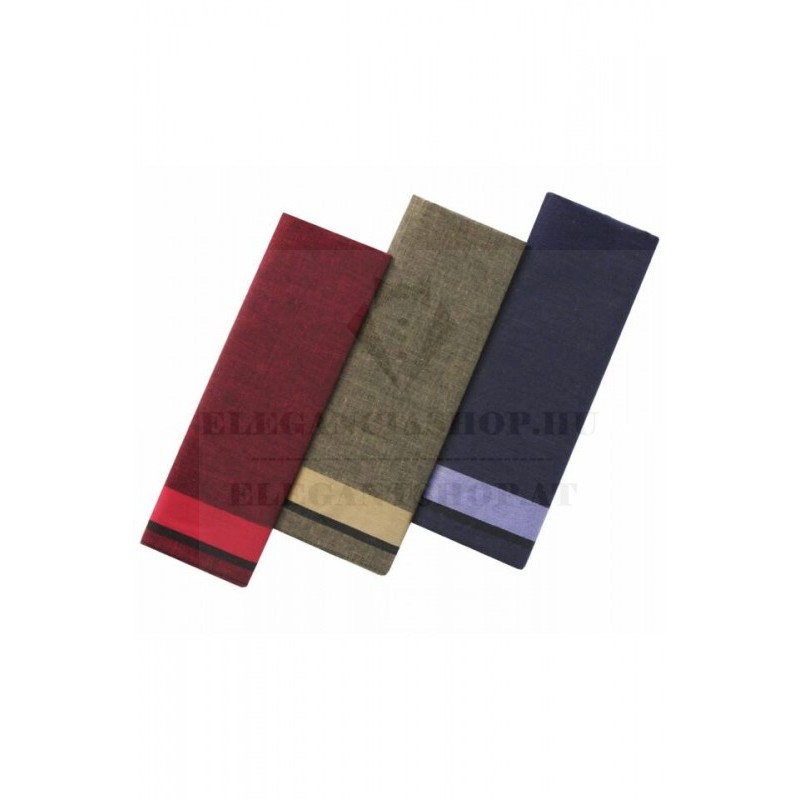 Textilzsebkendő szett - 3 db/cs Pamut zsebkendő Textilzsebkendő szett - 3 db/cs Pamut zsebkendő