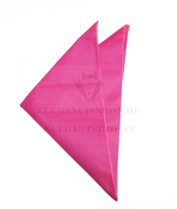     100 % pamut díszzsebkendő - Pink