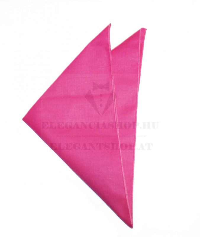 100 % pamut díszzsebkendő - Pink 100 % pamut díszzsebkendő - Pink