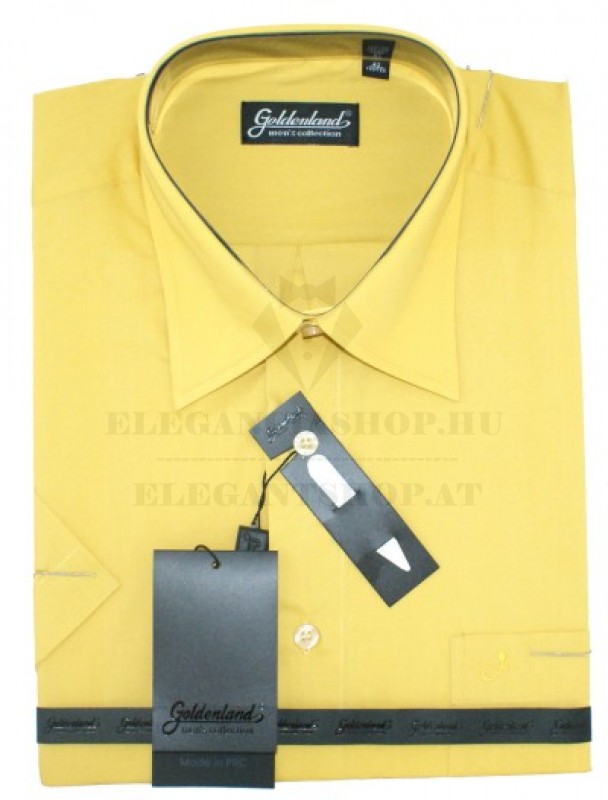   Goldenland kamasz rövidujjú ing - Napsárga Gyermek ingek,felsők