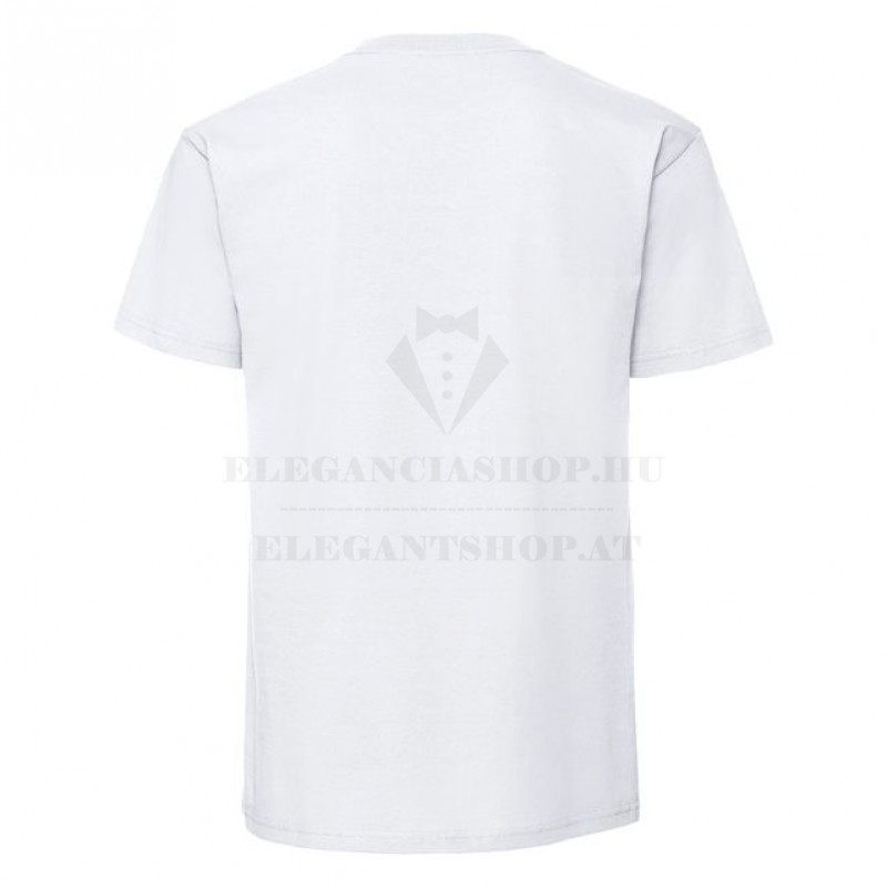 Férfi 100% pamut r.u póló - Fehér