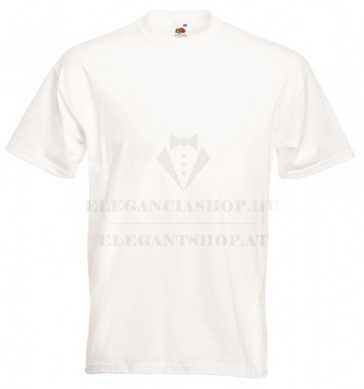 Férfi 100% pamut r.u póló - Fehér
