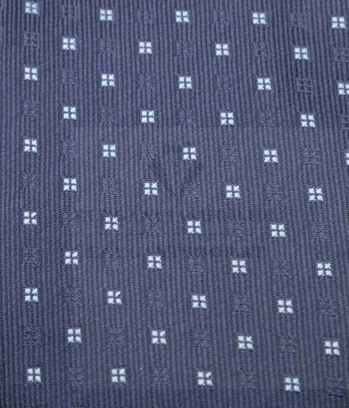    Prémium nyakkendő -  Sötétkék mintás Aprómintás nyakkendő