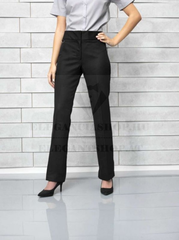                                   Női szövetnadrág extra hosszú - Fekete Női nadrág,szoknya