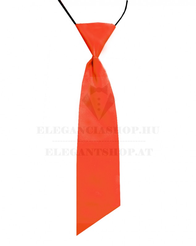            Női szatén gumis nyakkendő - Piros