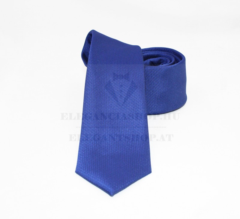    NM szövött slim nyakkendő - Azúrkék Egyszínű nyakkendő