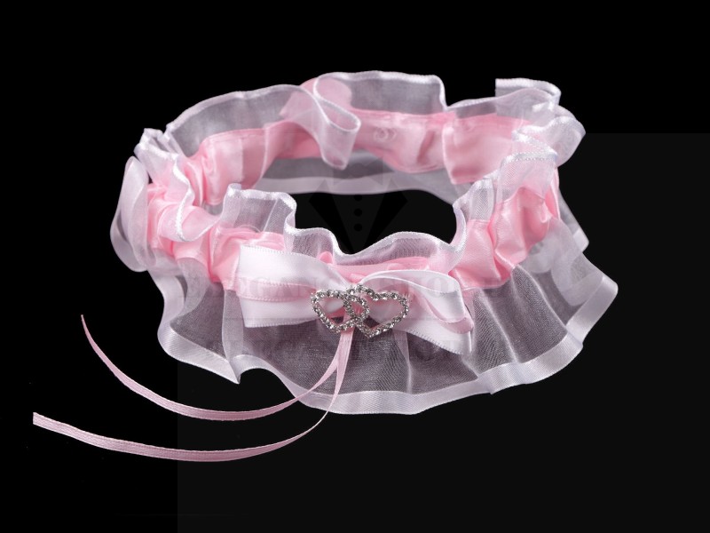 Lakodalmi harisnyakötő bross szívvel Női kiegészítők Lakodalmi harisnyakötő bross szívvel Női kiegészítők