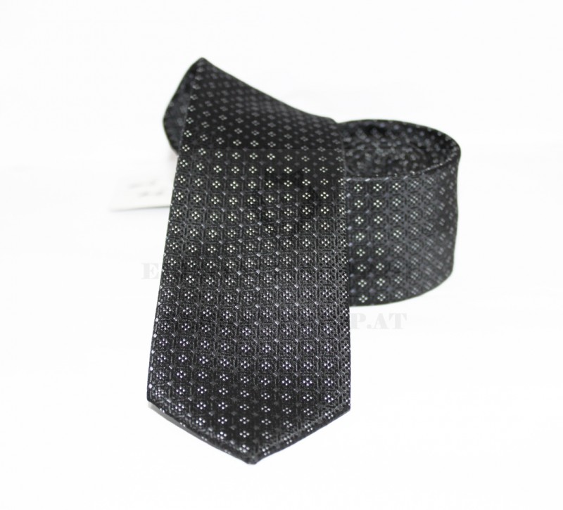                   NM slim szövött nyakkendő - Fekete aprómintás