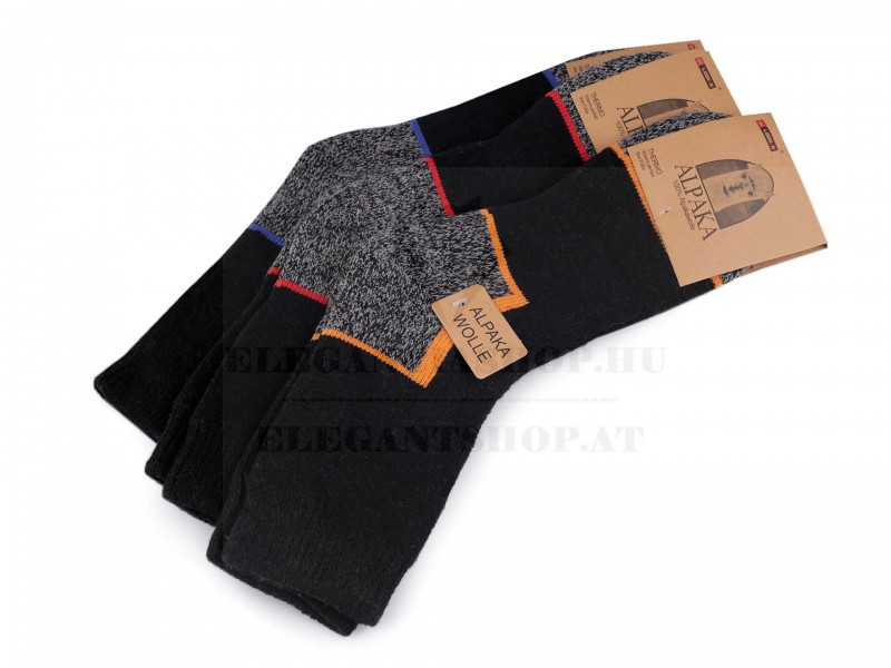 Alpaka téli gyapjú zokni - 3 pár Férfi zokni, fehérnemű Alpaka téli gyapjú zokni - 3 pár Férfi zokni, fehérnemű