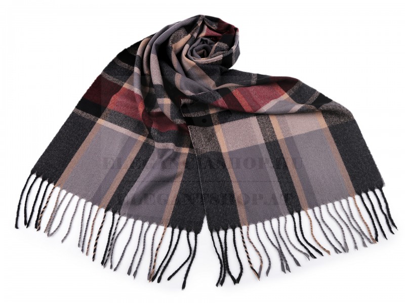 Férfi rojtos sál kockás Férfi kesztyű, sál Férfi rojtos sál kockás Férfi kesztyű, sál