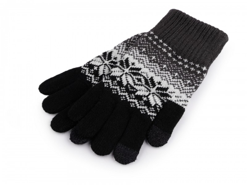 Unisex norvég mintás kötött kesztyű Férfi kesztyű, sál Unisex norvég mintás kötött kesztyű Férfi kesztyű, sál