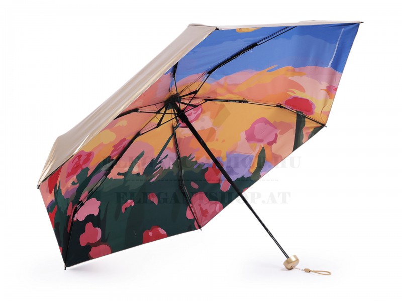                             Női mini összecsukható esernyő fémes Női esernyő,esőkabát