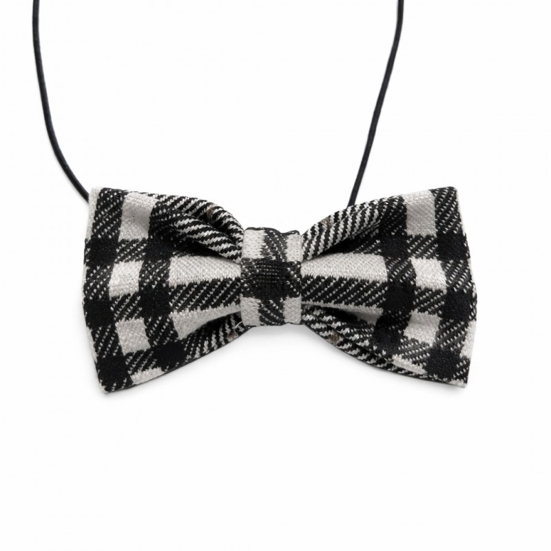 Gyerek gyapjú gumis csokornyakkendő - Skótkockás Gyerek gyapjú gumis csokornyakkendő - Skótkockás