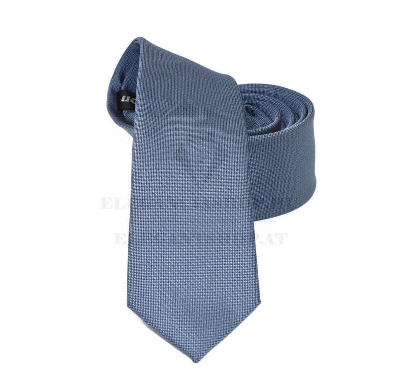                    NM slim szövött nyakkendő - Farmerkék  Aprómintás nyakkendő