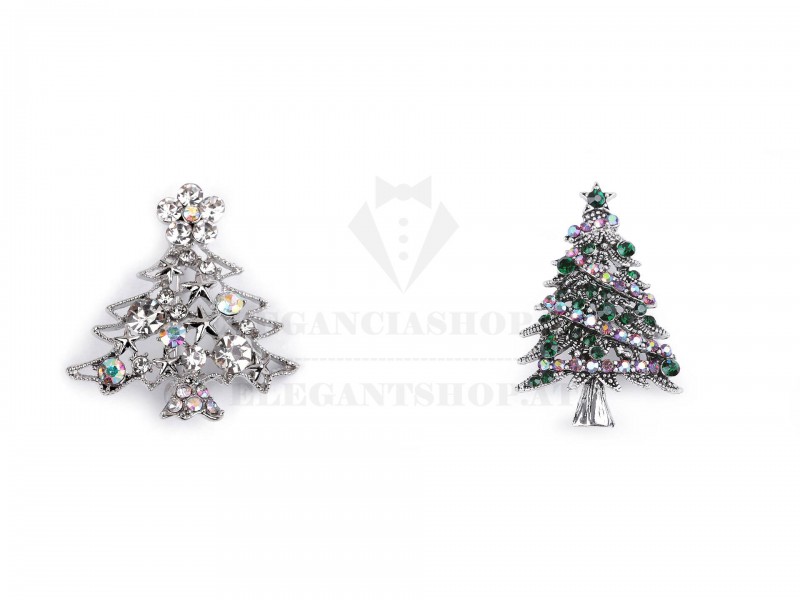 Bross karácsonyfa kövekkel Kitűzők, Brossok Bross karácsonyfa kövekkel Kitűzők, Brossok