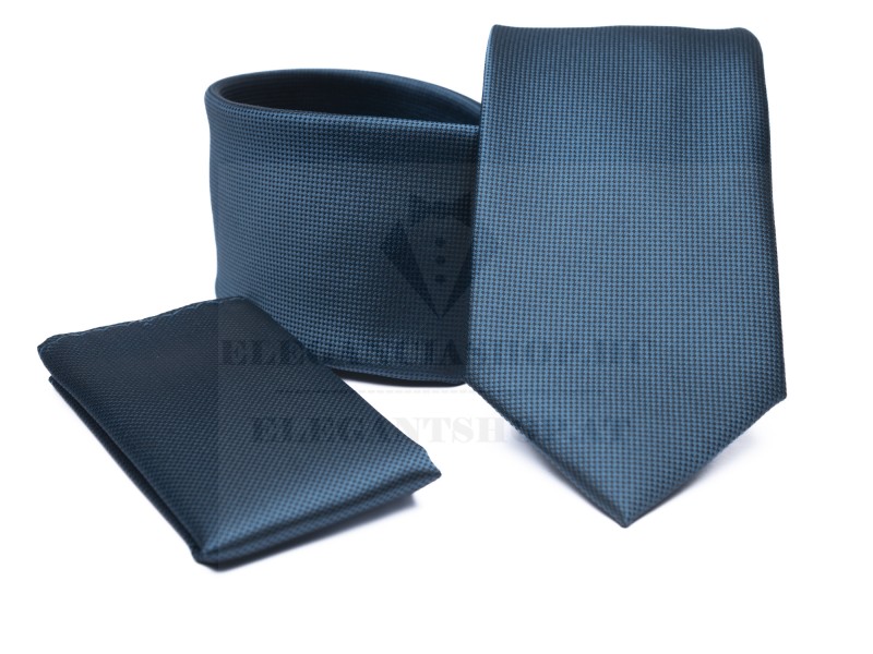    Prémium nyakkendő szett - Türkízzöld Egyszínű nyakkendő