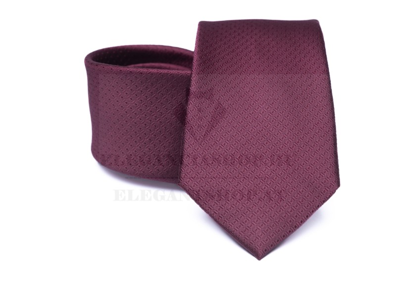         Prémium selyem nyakkendő - Bordó aprómintás Aprómintás nyakkendő