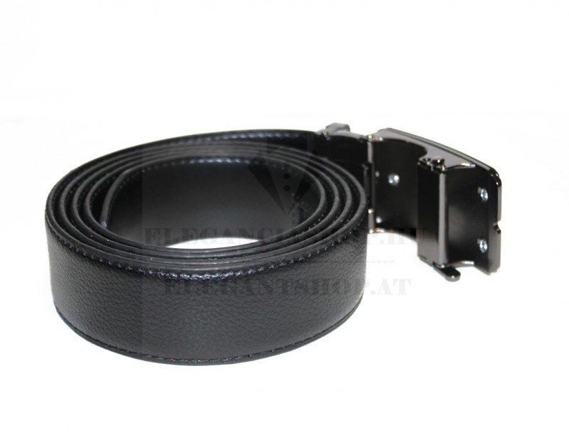                    Tycoon férfi bőr öv - Fekete