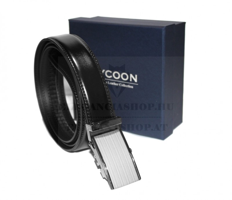 Tycoon férfi bőr öv - Fekete Tycoon férfi bőr öv - Fekete