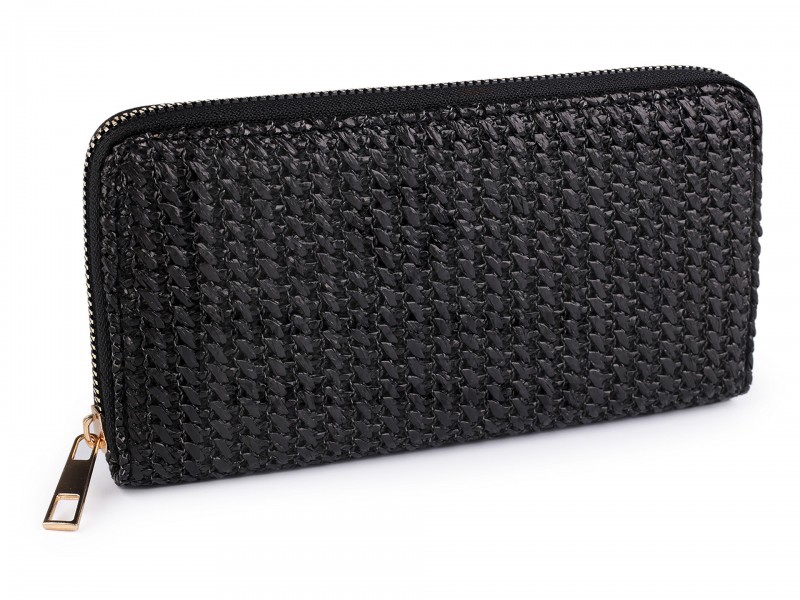                               Fonott női pénztárca - 9,5x19 cm Női táska, pénztárca, öv