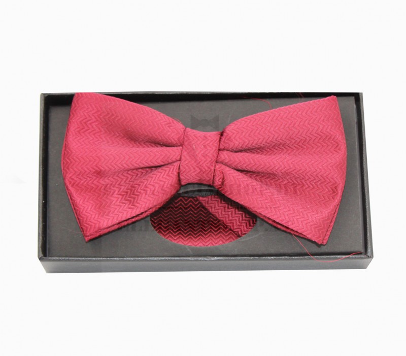      NM Díszdobozos mintás csokornyakkendő szett - Piros aprómintás