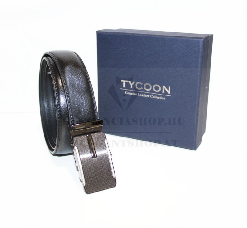 Tycoon férfi bőr öv - Fekete Tycoon férfi bőr öv - Fekete
